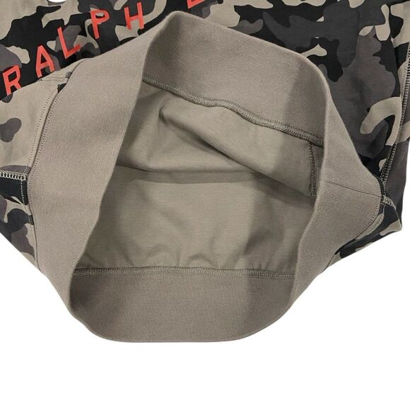 Ralph Lauren Boy's Logo Camo Double-Knit Sweatshirt in Black Camo Large (14/16) - Picture 7 of 12